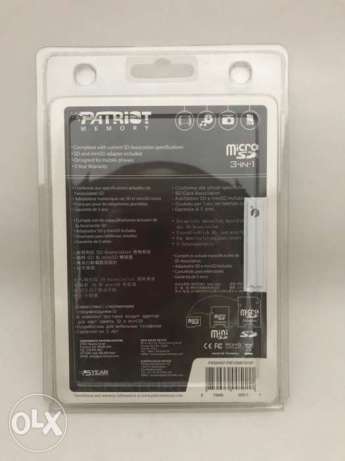 Patriot 2GB 3-in-1 Micro SD Memory Card