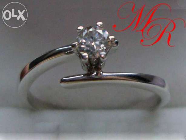 Genuine Diamond Engagement Rings in 14k Gold No Enhancement