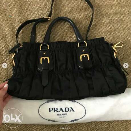 Prada Tessuto Gaufre Nylon Black