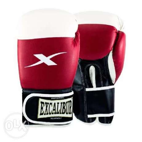 Excalibur Competition Red Blue Boxing Gloves