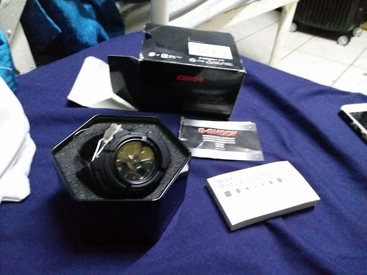 Casio G-Shock Watch AW-590-1A ~ Matte Black