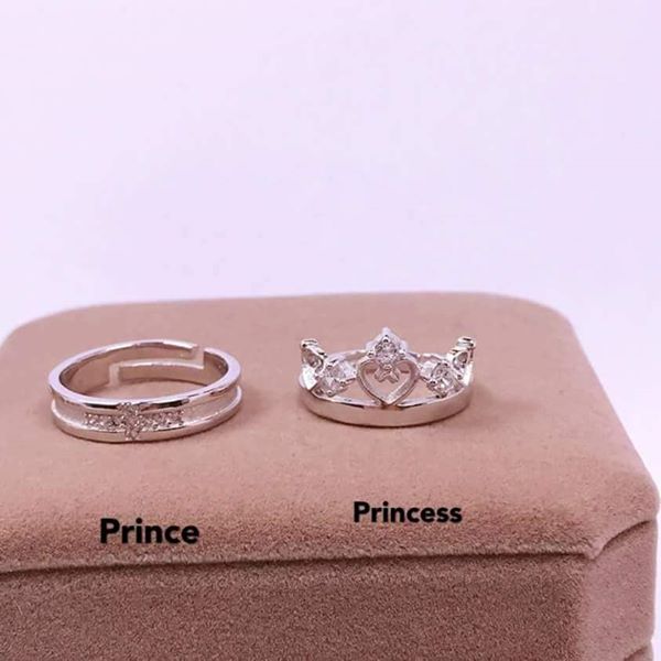 Prince and princess crown ring 💟