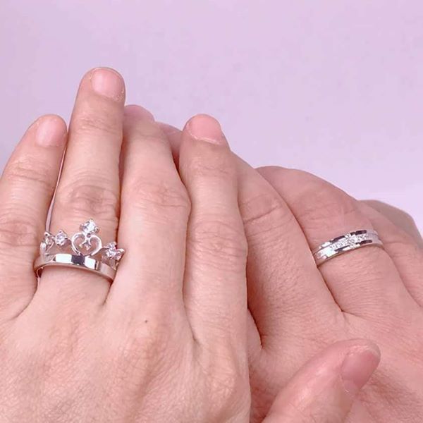 Prince and princess crown ring 💟