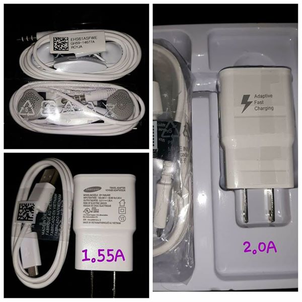 ORIGINAL SAMSUNG HEADSET AND CHARGER