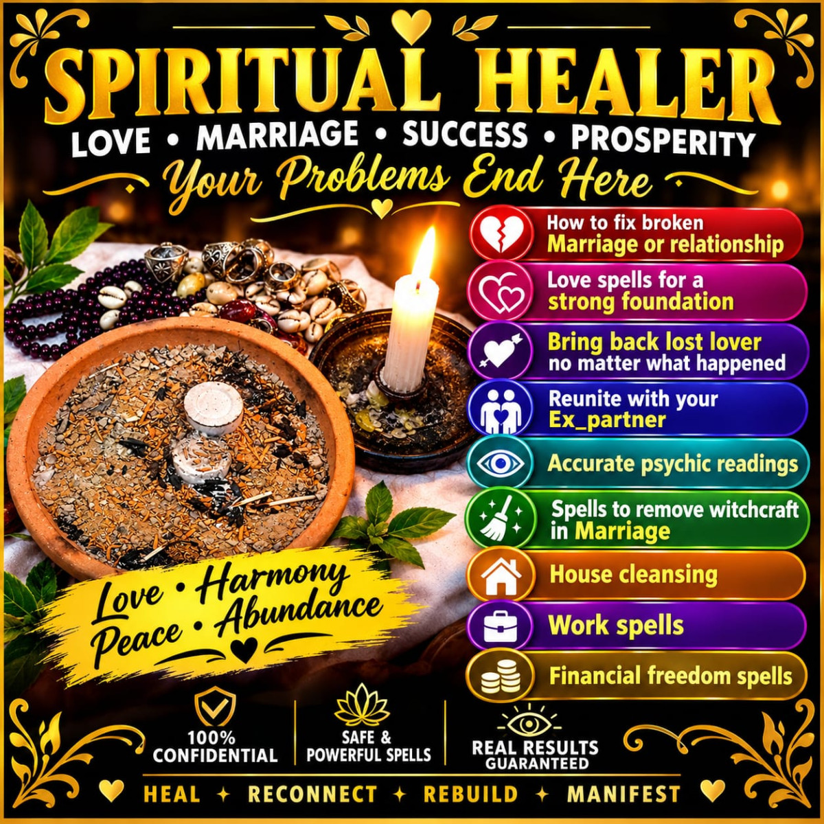 Money spells that work overnight is your solution.